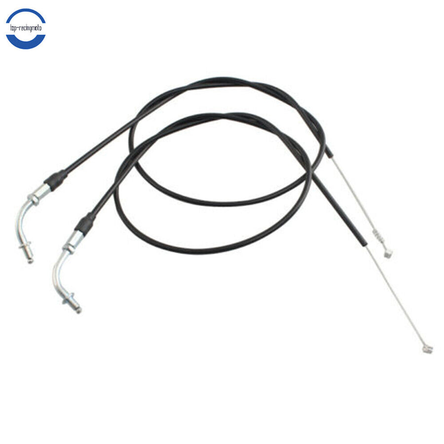 110cm Steel Braided Throttle Cables - Harley Sportster