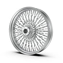 DNA 21in. x 3.5in. FAT 52 Cali-Spoke Front Wheel – Chrome. FITS TOURING MODELS 2008up