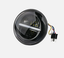 5.75" Black or Chrome LED Projector Headlight