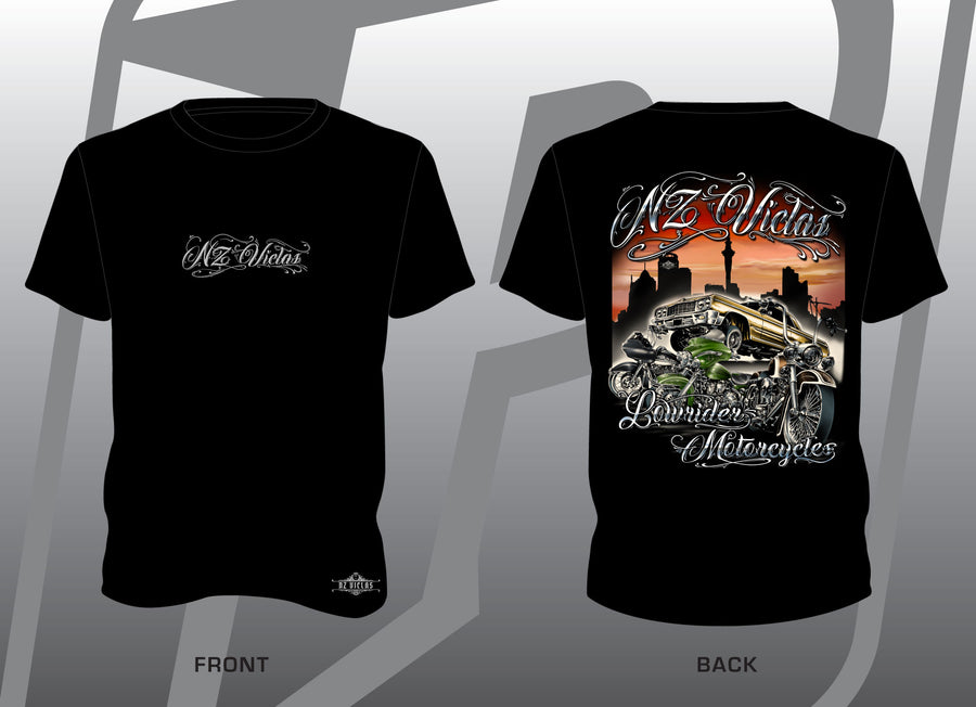 Nz Viclas "Lowrider" Tee - Black or White