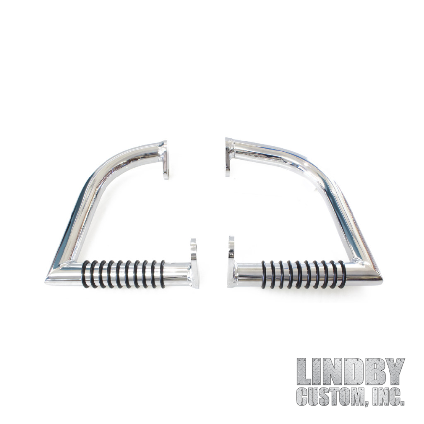 LINDBY CUSTOMS Linbar Rear Crashbars – Chrome. Fits Softail 1997-2017.