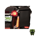 Ciro LED Fascia Filler Panel Lights. Red Run & Brake With Amber Turn And Black or Chrome Housing. Fits Street Glide 2014up, Road Glide 2015up & Road King Special 2017up