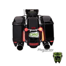 Ciro LED Fascia Filler Panel Lights. Red Run & Brake With Amber Turn And Black or Chrome Housing. Fits Street Glide 2014up, Road Glide 2015up & Road King Special 2017up