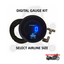 DIRTY AIR Gauge Kit - 2-1/16" Digital Air Pressure gauge