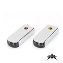 Alloy Art Chrome or Black Strut Light Kit with Red Run/Brake & Amber Turn Signal for Softails 84-17