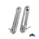 Alloy Art chrome or Black Front Indicator Turn Signal Strips With Clear Lens & Amber LED’s Fits Touring 2006up & FLST 90-17
