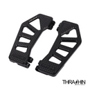 THRASHIN Black Apex Bagger Rider Floorboards. Fits Touring 1982up & FL Softail 1986-2017.