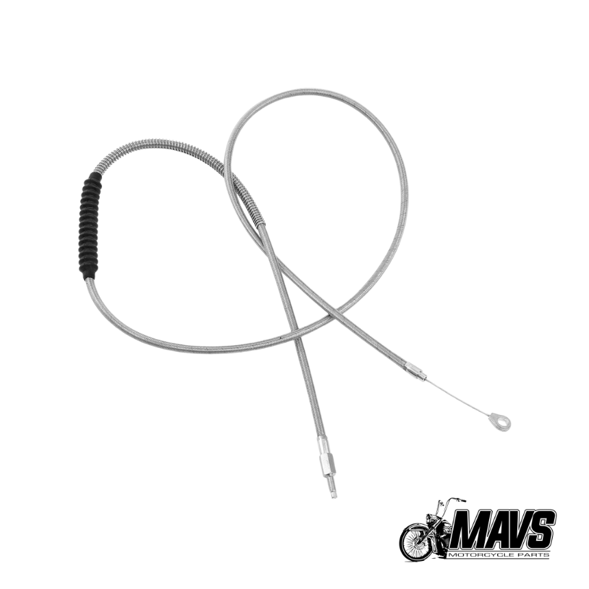 1.4m Braided Stainless Clutch Cable-Harley Softail Dyna Touring
