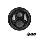 Black or Chrome 7" Inch LED Day maker Headlight