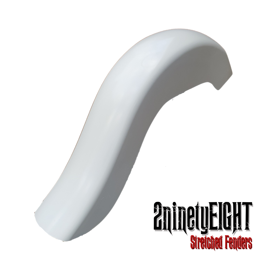 2ninetyEIGHT 140 Stretched Rear Fender to suit Harley Davidson Softail and touring models