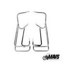 Chrome Rear Crash bars & hardbag rails for Harley Touring / Road King 1997-2008