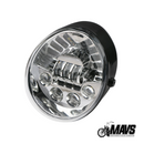 V-ROD & MUSCLE LED HEADLIGHT - Black & Chrome