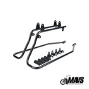 Hard bag Conversion Brackets w/ Hardware -Black or Chrome Fit Harley Softail models 1984-2017