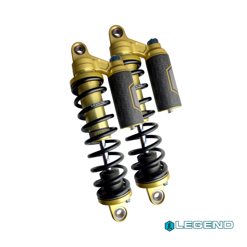 LEGEND Revo ARC Piggyback Suspension. 14in. Adjustable Rear Shock Absorbers