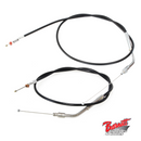 Barnett Throttle & Idle cable set for FXR & FLT, Sportster, Dyna, Tourers & Vrods - All years .