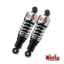 Burly 10-1/2in. Slammer Rear Shock Absorbers –  Black or Chrome