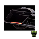 Ciro Machete Extended Saddlebag LED Lights. Red Run, Brake & Turn With Smoke Lens. Fits Touring 2014up With HD Extended Saddlebags