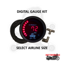 DIRTY AIR Gauge Kit - 2-1/16" Digital Air Pressure gauge