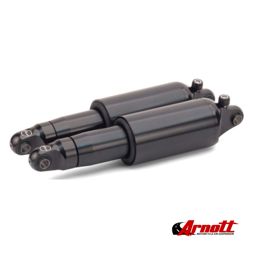 Arnott Adjustable Rear Air Shock Absorbers – Black. Fits V-Rod 2007-2017.