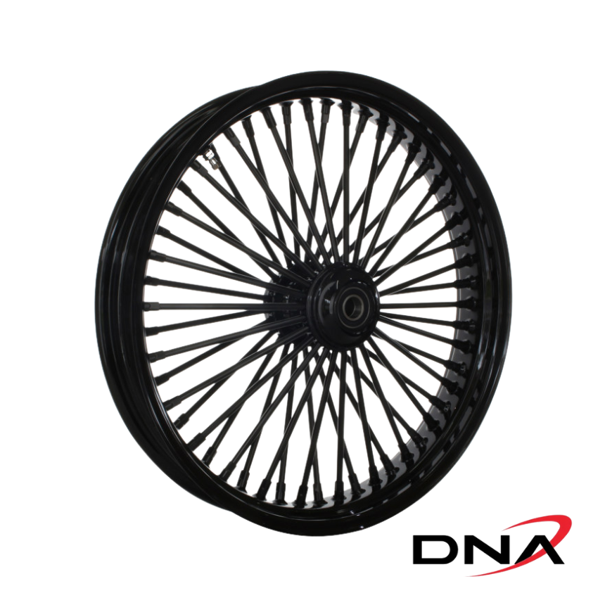 DNA 23in. x 3.5in. Mammoth 52 Fat Spoke Front Wheel - Gloss Black