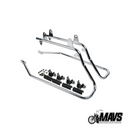 Hard bag Conversion Brackets w/ Hardware -Black or Chrome Fit Harley Softail models 1984-2017