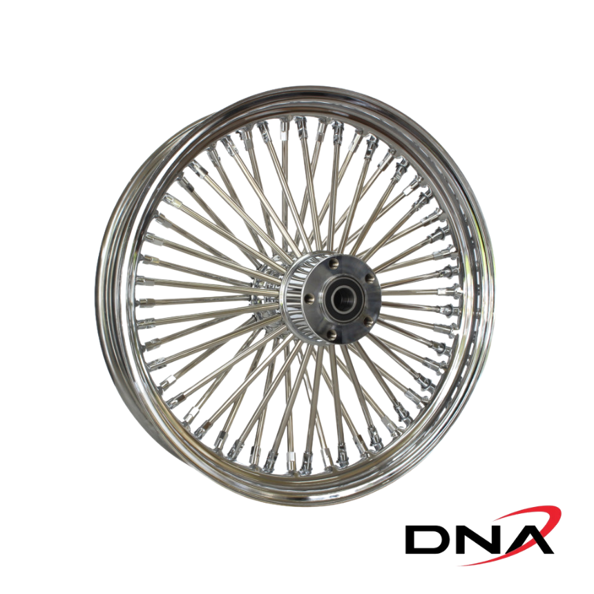 DNA 18in. x 3.5in. Mammoth 52 Fat Spoke Rear Wheel – Chrome.
