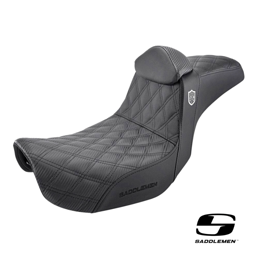 Saddlemen Step-Up San Diego Customs Pro Series Gripper Dual Seat.