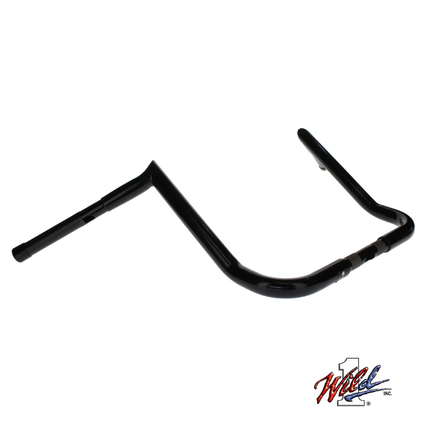 Wild 1 - 14in. x 1-1/4in. Chubby Bagger Hooked Ape Hanger Handlebar